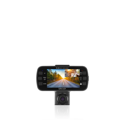 MNCD355X 2-Channel 1080P Dash Camera w/2.7" LCD & Interior Camera