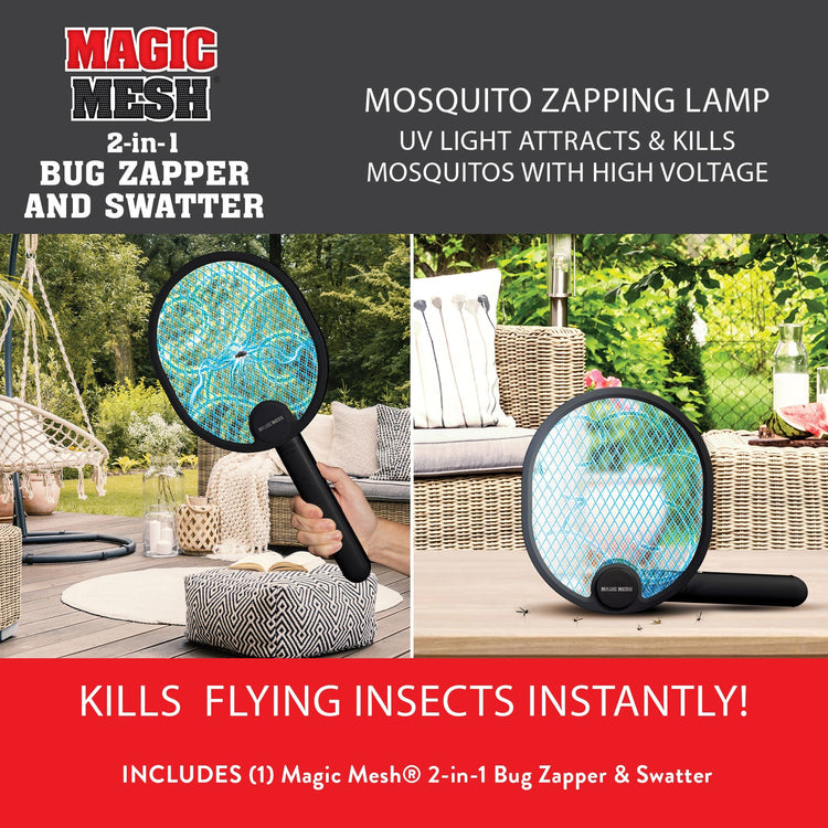 2-in-1 Zapper and Swatter- NEW DESIGN!