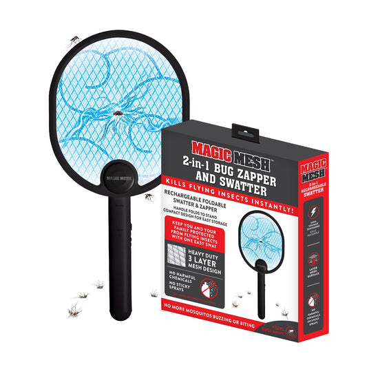 SPECIAL OFFER 2-in-1 Zapper and Swatter- NEW DESIGN!