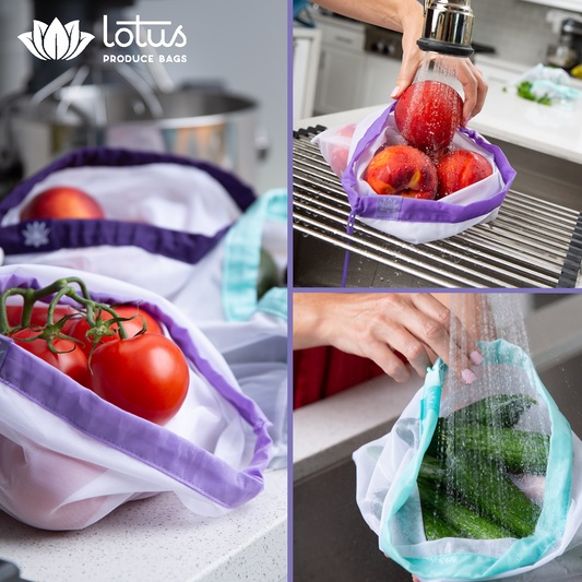 Lotus Produce Bags - Set of 9