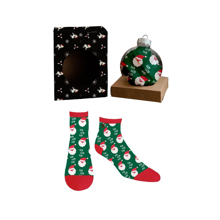 Holiday Ornaments | Quarter Crew Bamboo Socks