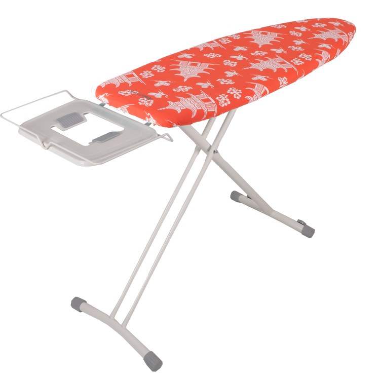 The PAGODA Collection - Space Surfer Premium Ironing Board in Pagoda Orange
