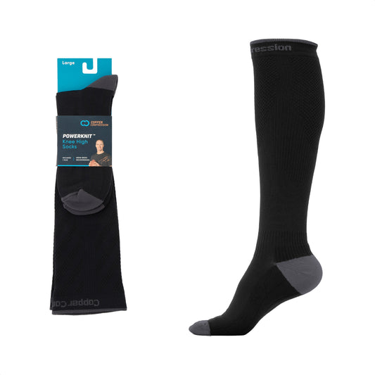 PowerKnit Knee High Socks (3 Pack)