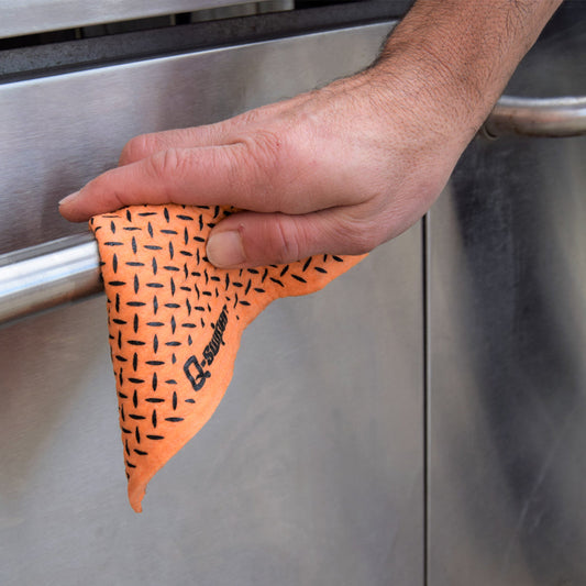 Q-Swiper Natural Grill Cloths (4 pcs)