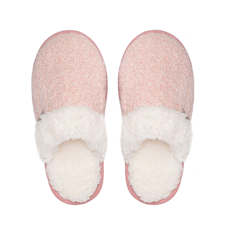 Chenille Creekside Slide Slippers | Pink Dogwood Chenille