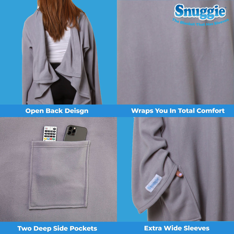 SPECIAL OFFER  The Original Blanket With Sleeves - FLEECE CHARCOAL