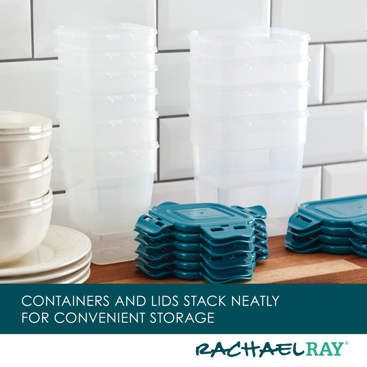 SPECIAL OFFER 20-Piece Plastic Nestable Food Storage Container Set