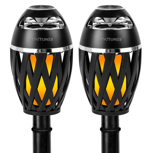 Bluetooth Speaker & Ambient Light Bundle with Pole & Ground Stake - 2-Pack