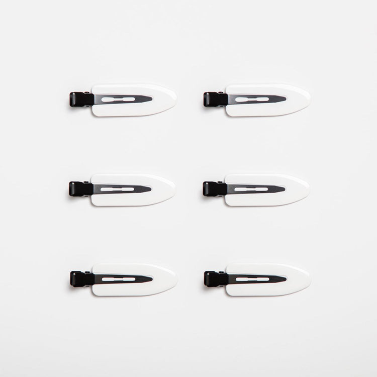 Creasless No-Bend Hair Clips 6-pack