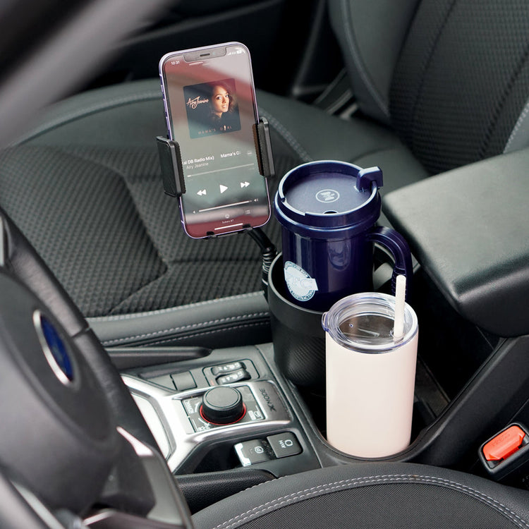 SPECIAL OFFER Cup Cargo - Cup Holder Expander and Phone Mount With Adjustable Base and Flexible Neck