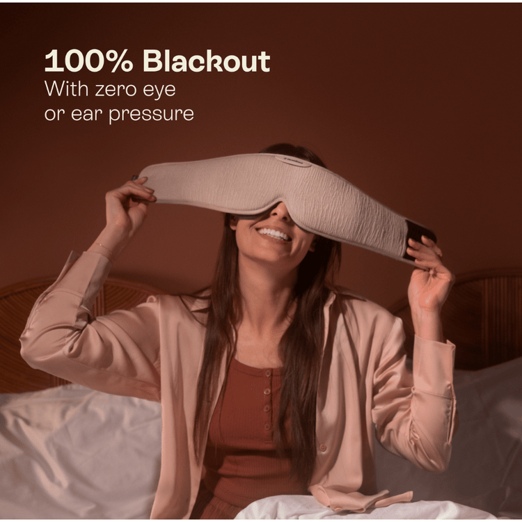 HoomBand Ultimate - Bluetooth Sleep Headphones + 100% Blackout Mask