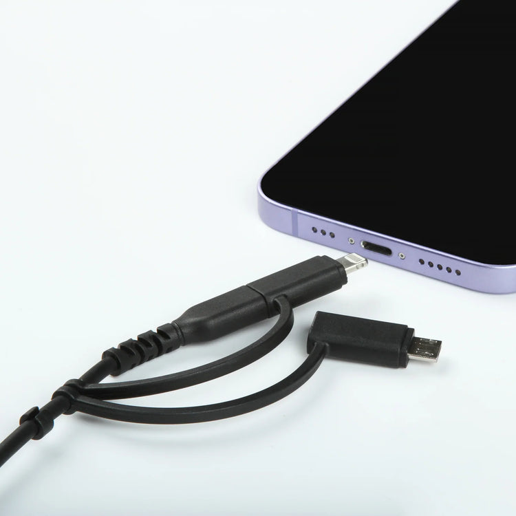 SPECIAL OFFER 36'' 3-in-1 USB Charging Cable with Lightning and Micro Adapters