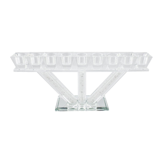 Crystal-Filled Menorah