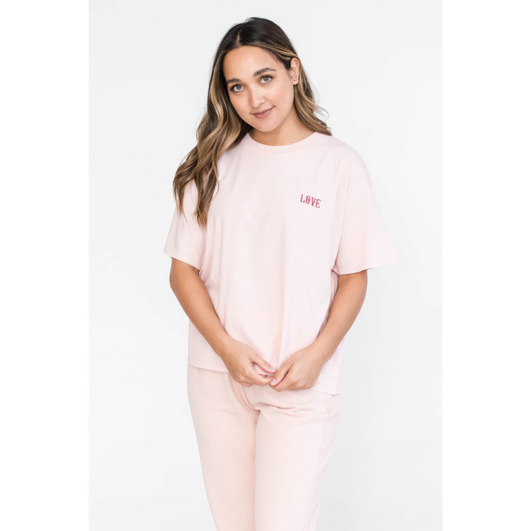 SPECIAL OFFER Stella Boxy T-Shirt | Daydream Pink