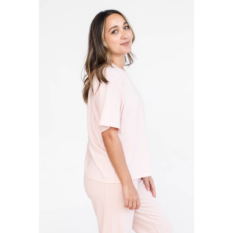 SPECIAL OFFER Stella Boxy T-Shirt | Daydream Pink