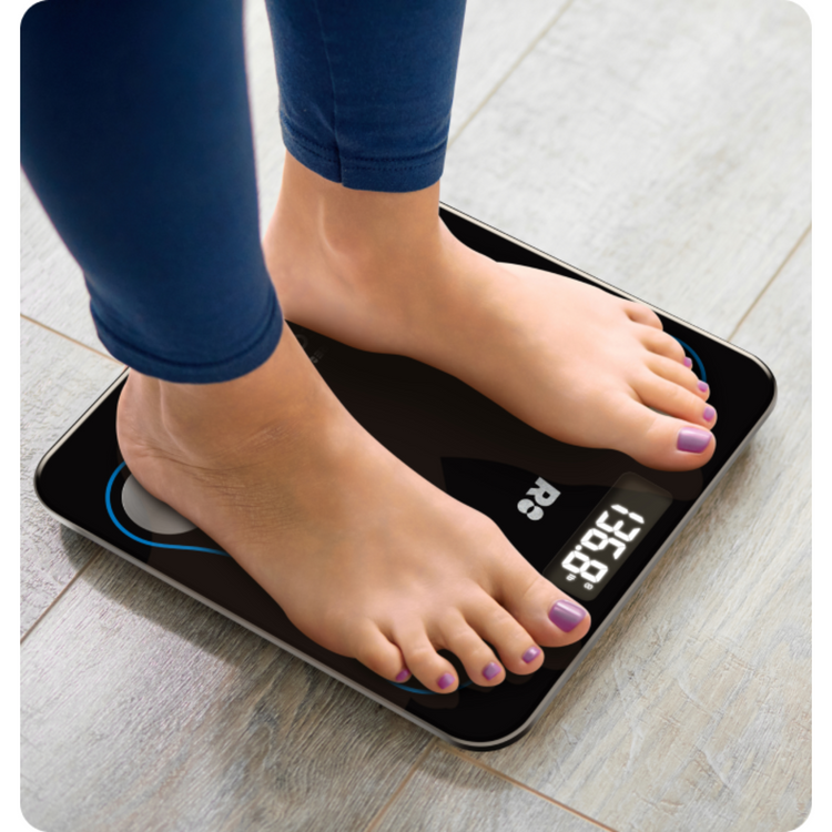 Korescale Bathroom Scale for Weight - Digital Bathroom Scale Tracks BMI,  Human Body Weight, Muscle Mass, and More