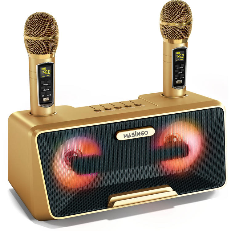 SPECIAL OFFER Presto G2 Gold Karaoke Machine for adults and kids