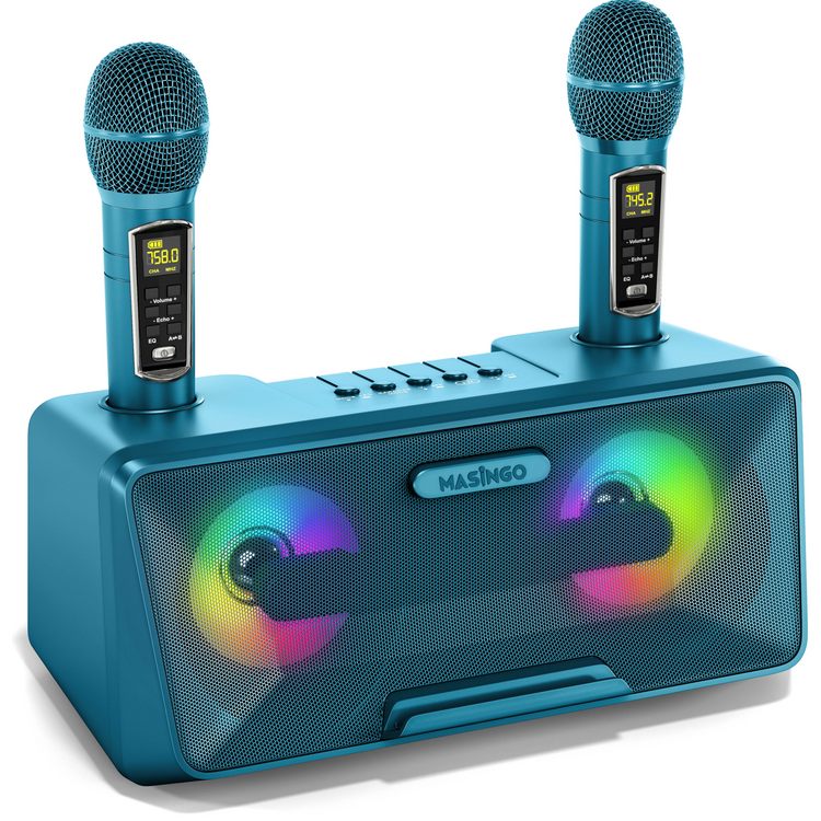 SPECIAL OFFER Presto G2 Turquoise Karaoke Machine for adults and kids