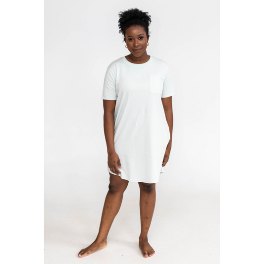 SPECIAL OFFER Kayla Easy T-Shirt Dress | Dew Drop