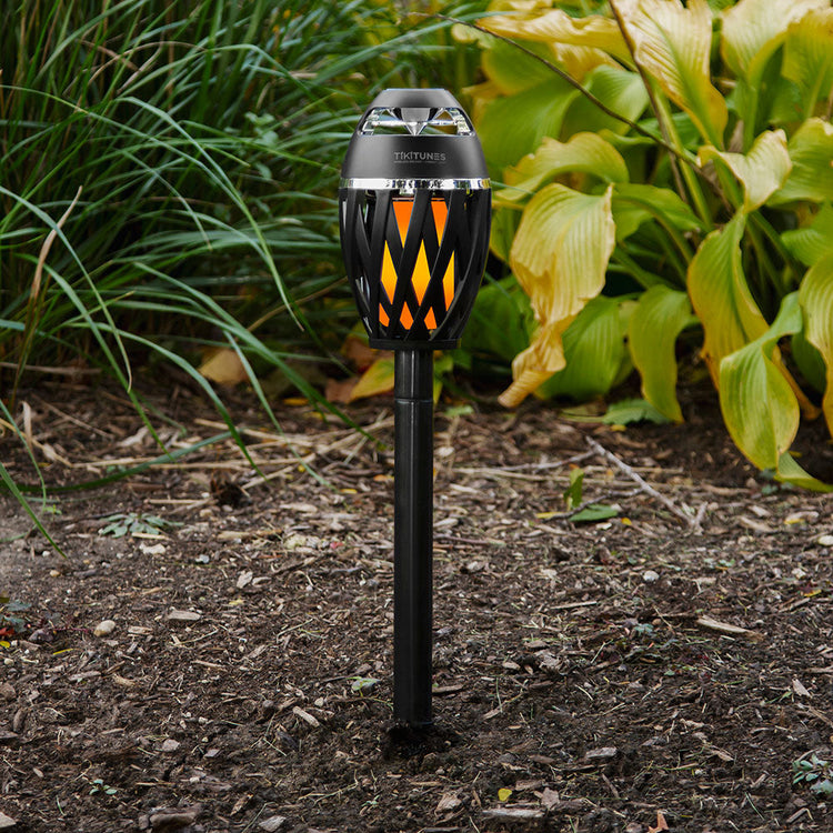 Bluetooth Speaker & Ambient Light Bundle with Pole & Ground Stake - 2-Pack