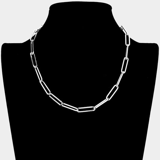 Everyday Link Chain-White Gold